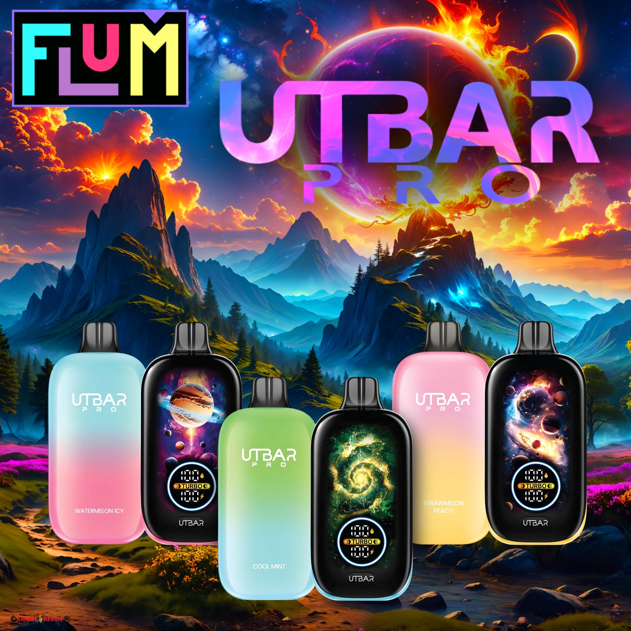 FLUM UT Bar Pro Rechargeable Disposable [25,000]