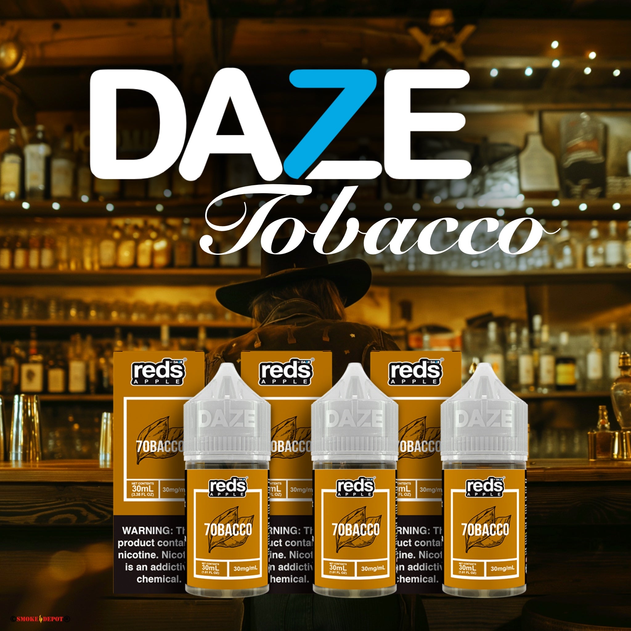 DAZE REDS Premium Tobacco Salts